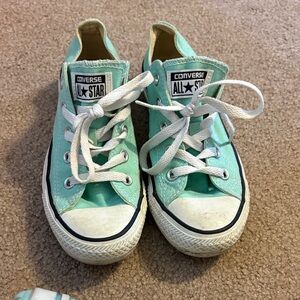 Converse Sneakers in Aqua and White